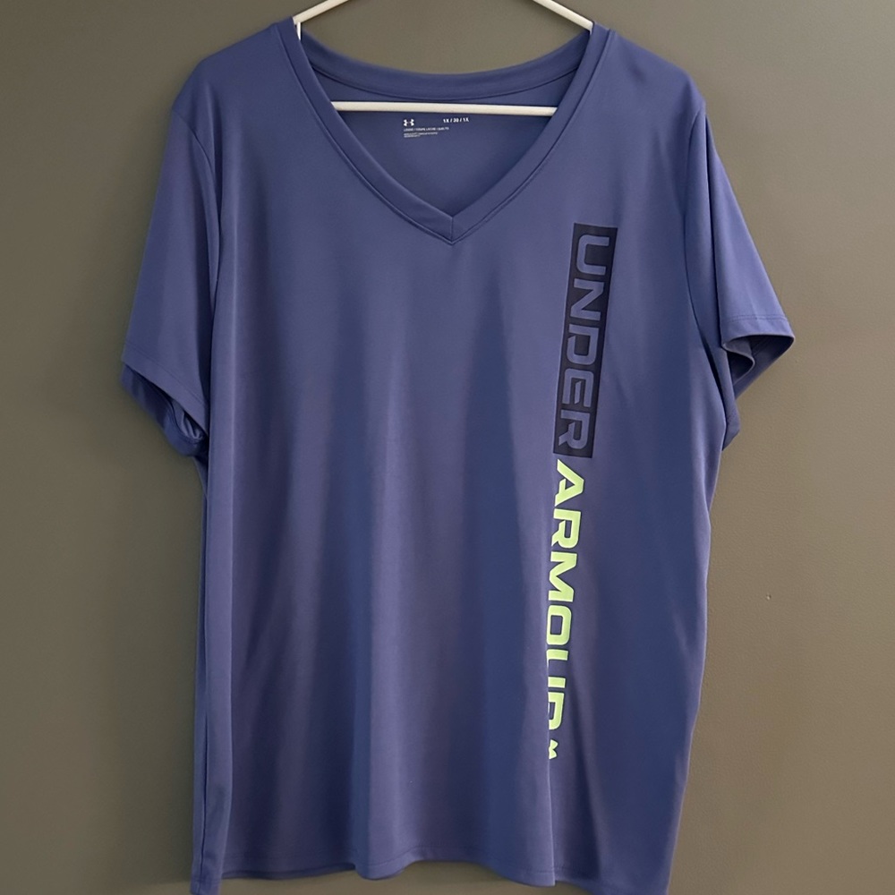 Under Armor Tech V-Neck Short Sleeve T-Shirt 1X